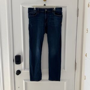 Slim Straight Men's Jeans in Deep Indigo